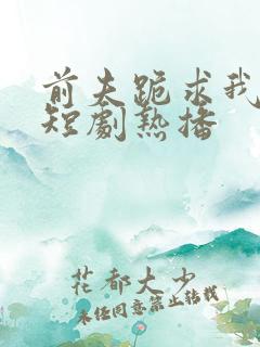 前夫跪求我原谅短剧热播