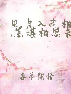 风月入我相思局,怎堪相思未相许