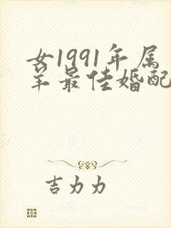 女1991年属羊最佳婚配属相