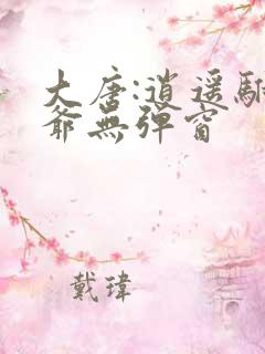 大唐:逍遥驸马爷无弹窗