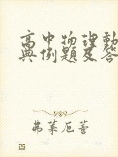 高中物理动量经典例题及答案