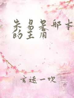 朱易是哪本小说的主角