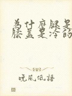 为什么腿是热的膝盖是冷的