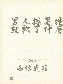 男人总是硬一会就软了什么原因