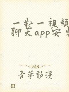 一对一视频交友聊天app安卓