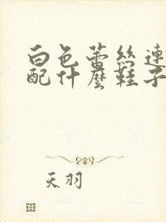 白色蕾丝连衣裙配什么鞋子好看