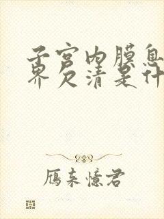 子宫内膜息肉边界欠清是什么意思