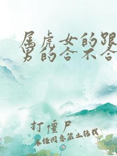 属虎女的跟属蛇男的合不合