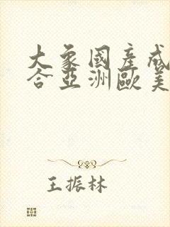 大象国产成人综合亚洲欧美在线