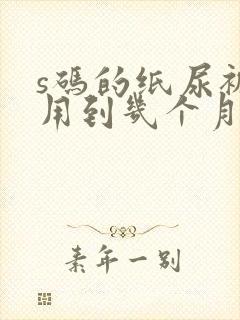 s码的纸尿裤能用到几个月