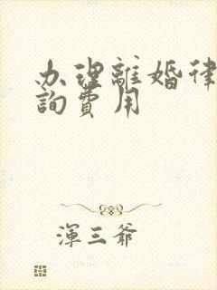 办理离婚律师咨询费用