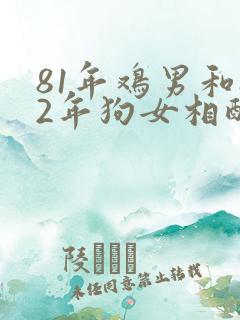 81年鸡男和82年狗女相配婚姻如何