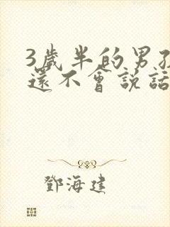 3岁半的男孩子还不会说话