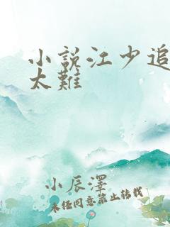 小说江少追妻路太难