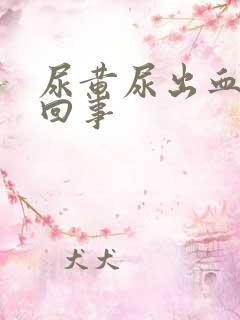 尿黄尿出血怎么回事