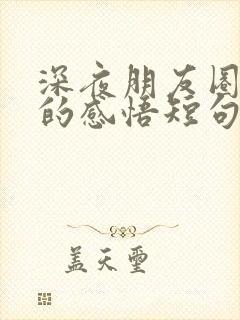 深夜朋友圈人生的感悟短句