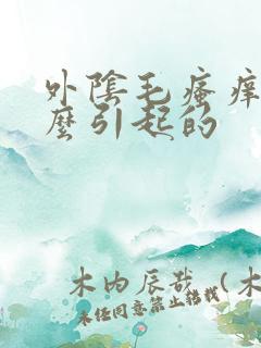 外阴毛瘙痒是什么引起的