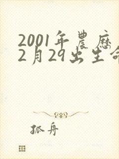 2001年农历2月29出生命运