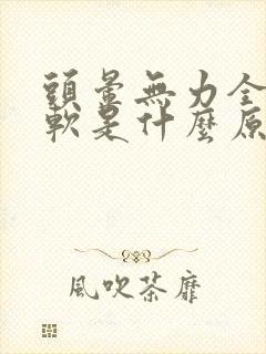 头晕无力全身发软是什么原因