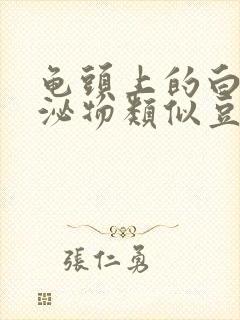 龟头上的白色分泌物类似豆腐渣是什么原因