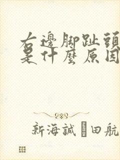 右边脚趾头麻木是什么原因