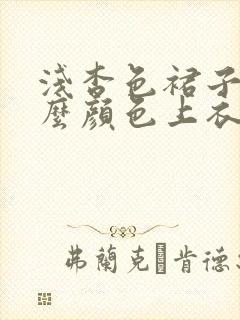 浅杏色裙子配什么颜色上衣