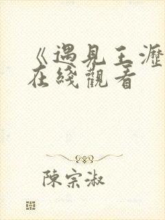 《遇见王沥川》在线观看