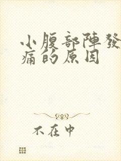 小腹部阵发性疼痛的原因