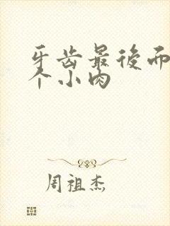 牙齿最后面长了个小肉