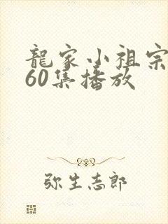 龙家小祖宗短剧60集播放