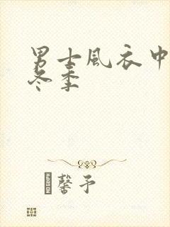 男士风衣中长款冬季