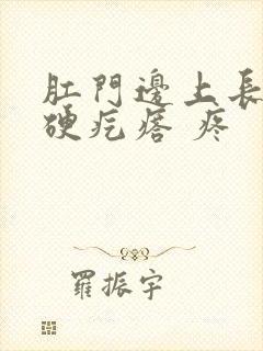 肛门边上长了个硬疙瘩 疼