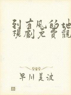 到有风的地方电视剧免费观看完整版