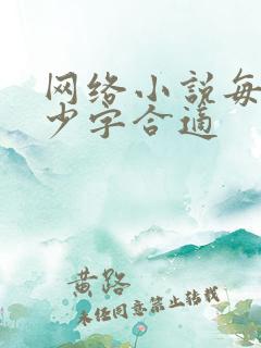 网络小说每章多少字合适