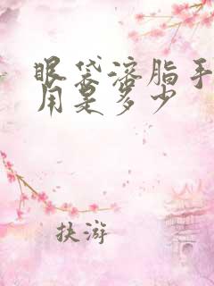 眼袋溶脂手术费用是多少