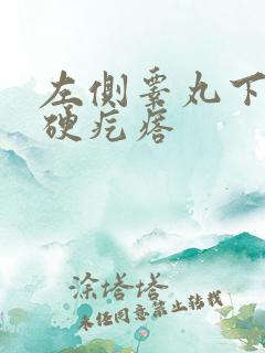 左侧睾丸下有个硬疙瘩