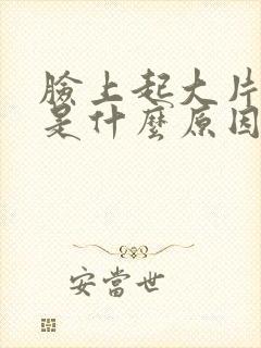 脸上起大片黑斑是什么原因