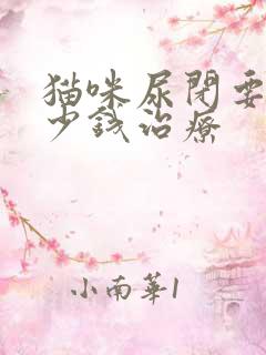 猫咪尿闭要花多少钱治疗