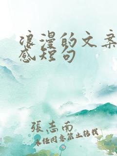 浪漫的文案高级感短句