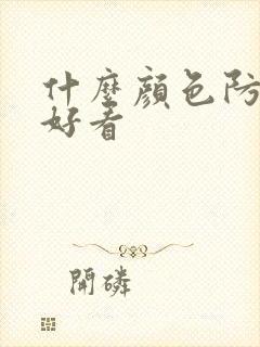 什么颜色防晒衣好看