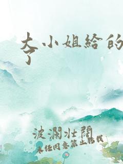 大小姐给的太多了