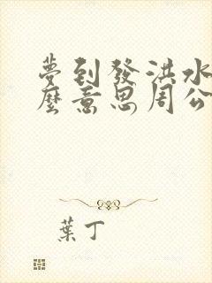 梦到发洪水是什么意思周公解梦