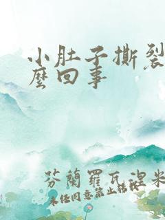 小肚子撕裂疼怎么回事