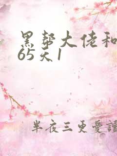 黑帮大佬和我365天1