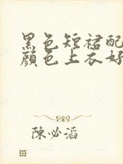 黑色短裙配什么颜色上衣好看