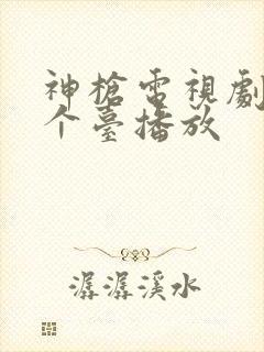 神枪电视剧在哪个台播放