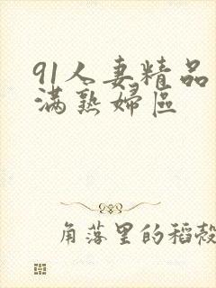 91人妻精品丰满熟妇区