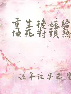 重生后嫁给渣男他死对头热播短剧