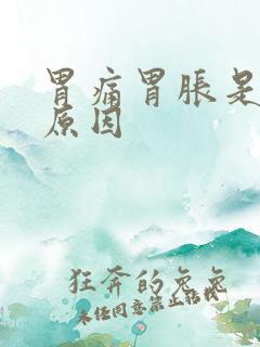 胃痛胃胀是什么原因