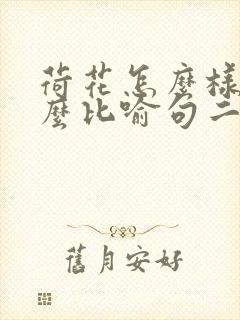 荷花怎么样像什么比喻句二年级